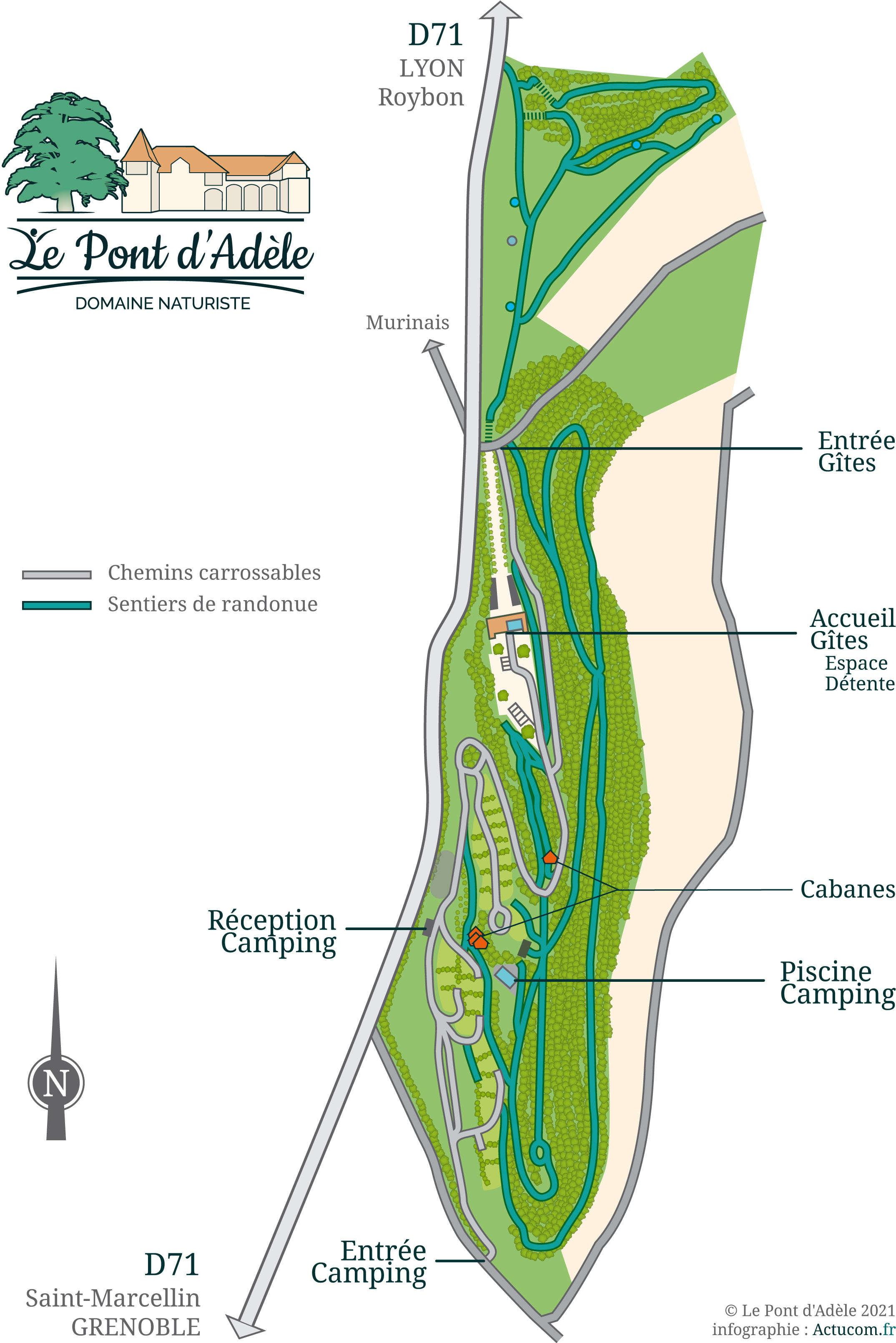 plan domaine pont d adele